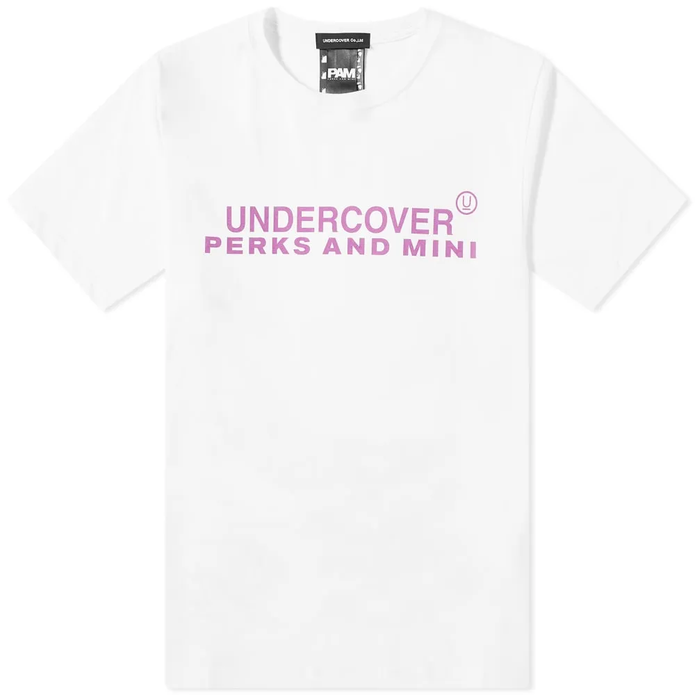 Undercover x P.A.M. Dual Logo Back Print TeeWhite