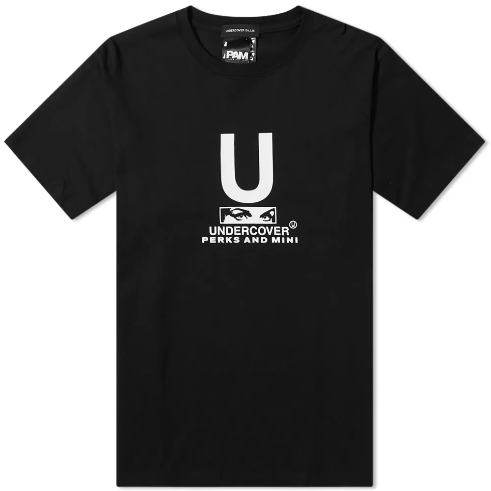 Undercover x P.A.M. Logo Back Print TeeBlack