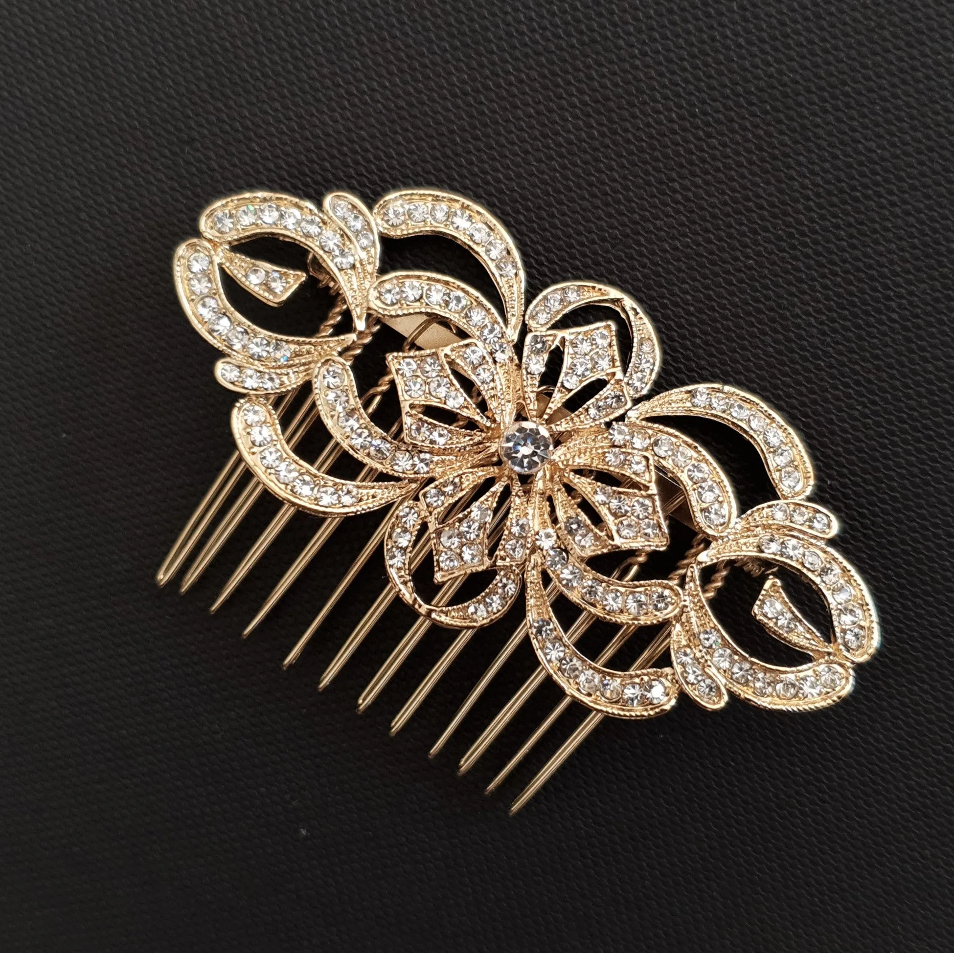 Vintage Gold Blythe Wedding Hair Comb