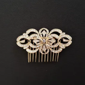 Vintage Gold Blythe Wedding Hair Comb