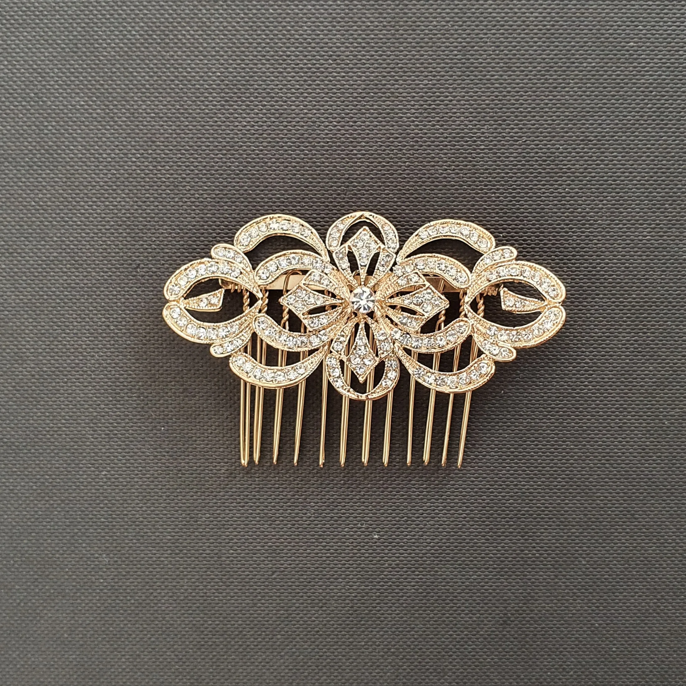 Vintage Gold Blythe Wedding Hair Comb