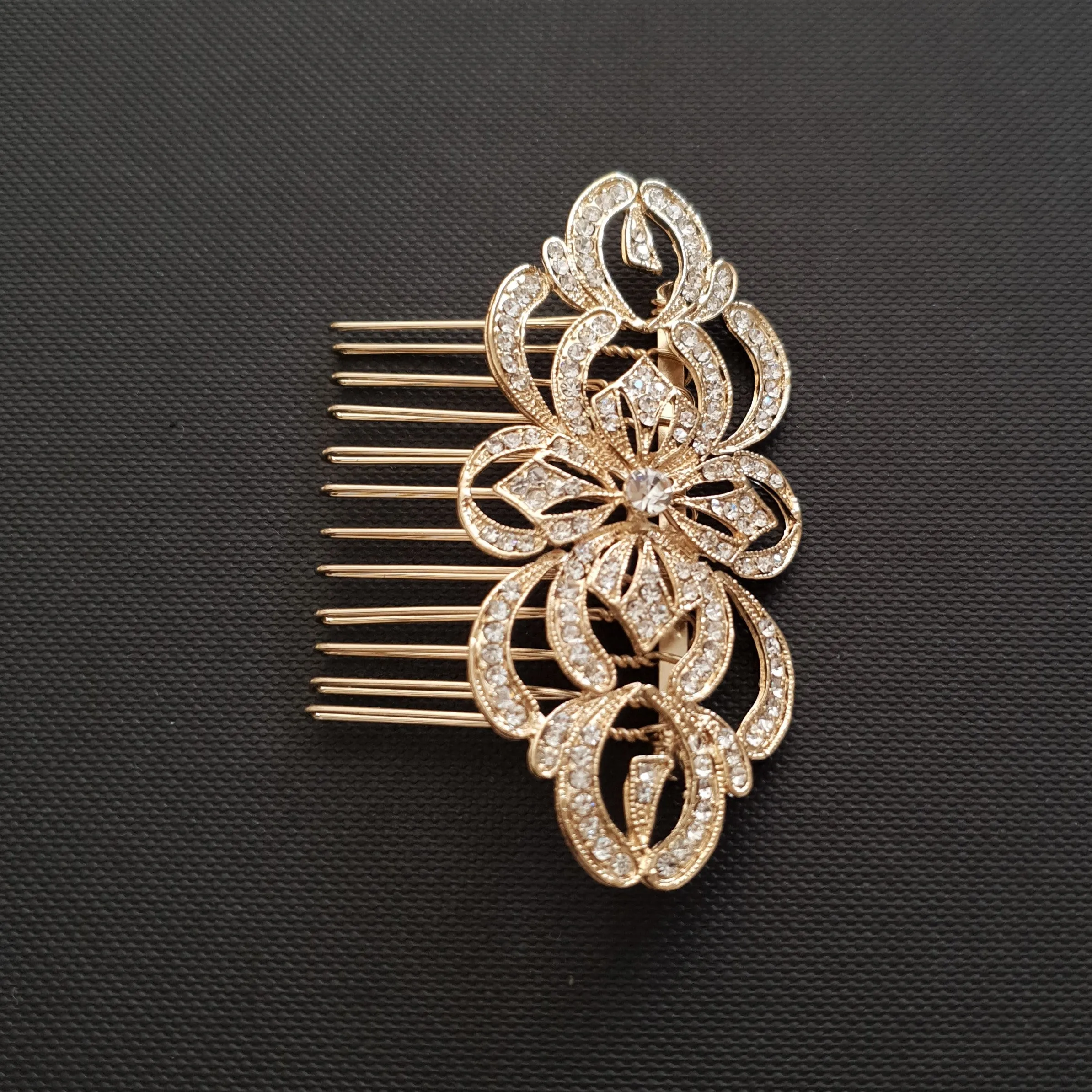 Vintage Gold Blythe Wedding Hair Comb