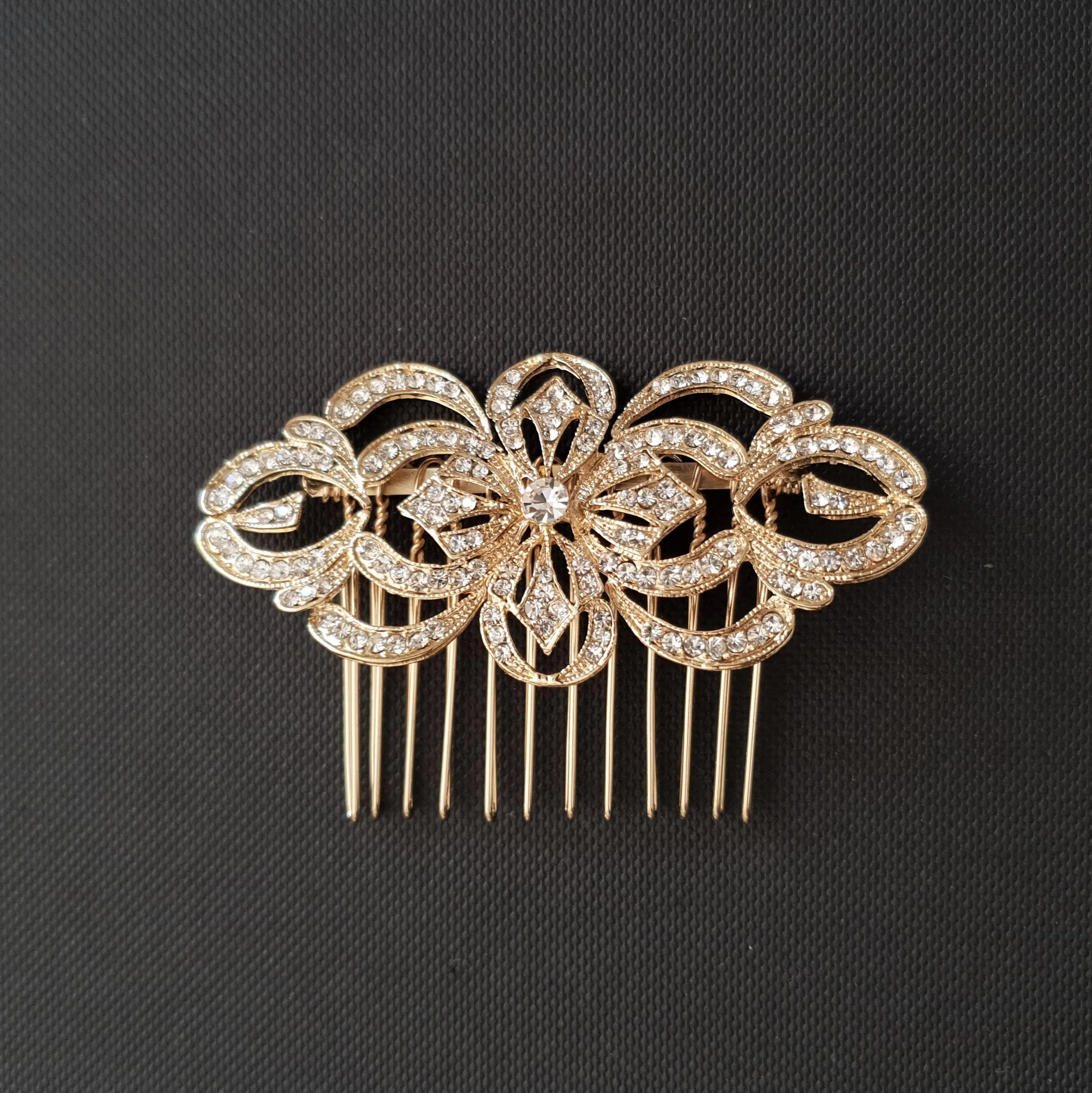 Vintage Gold Blythe Wedding Hair Comb