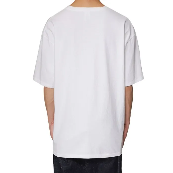 WACKO MARIA  |Crew Neck Street Style Bi-color Plain Cotton Short Sleeves