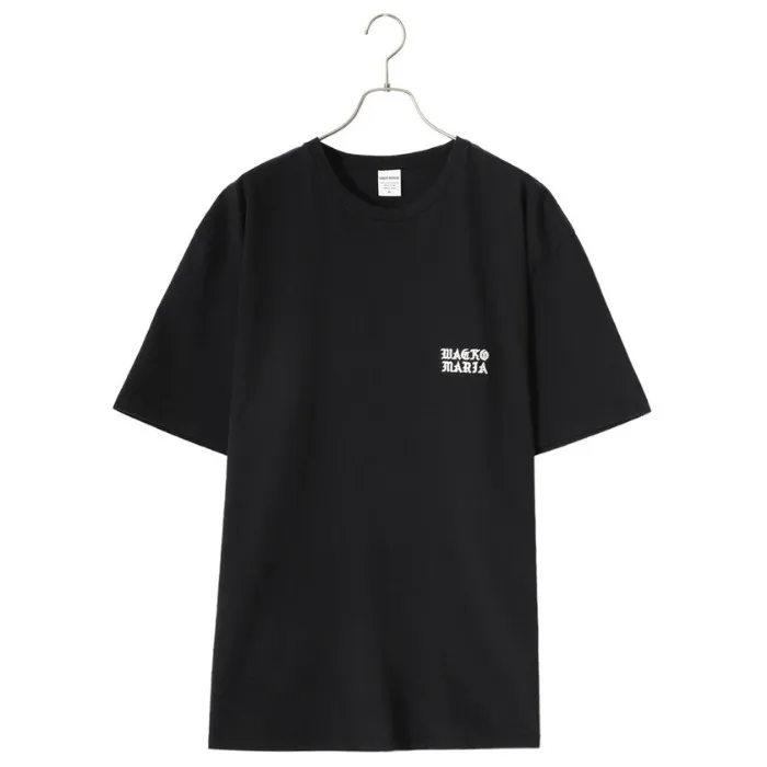 WACKO MARIA  |Crew Neck Street Style Bi-color Plain Cotton Short Sleeves