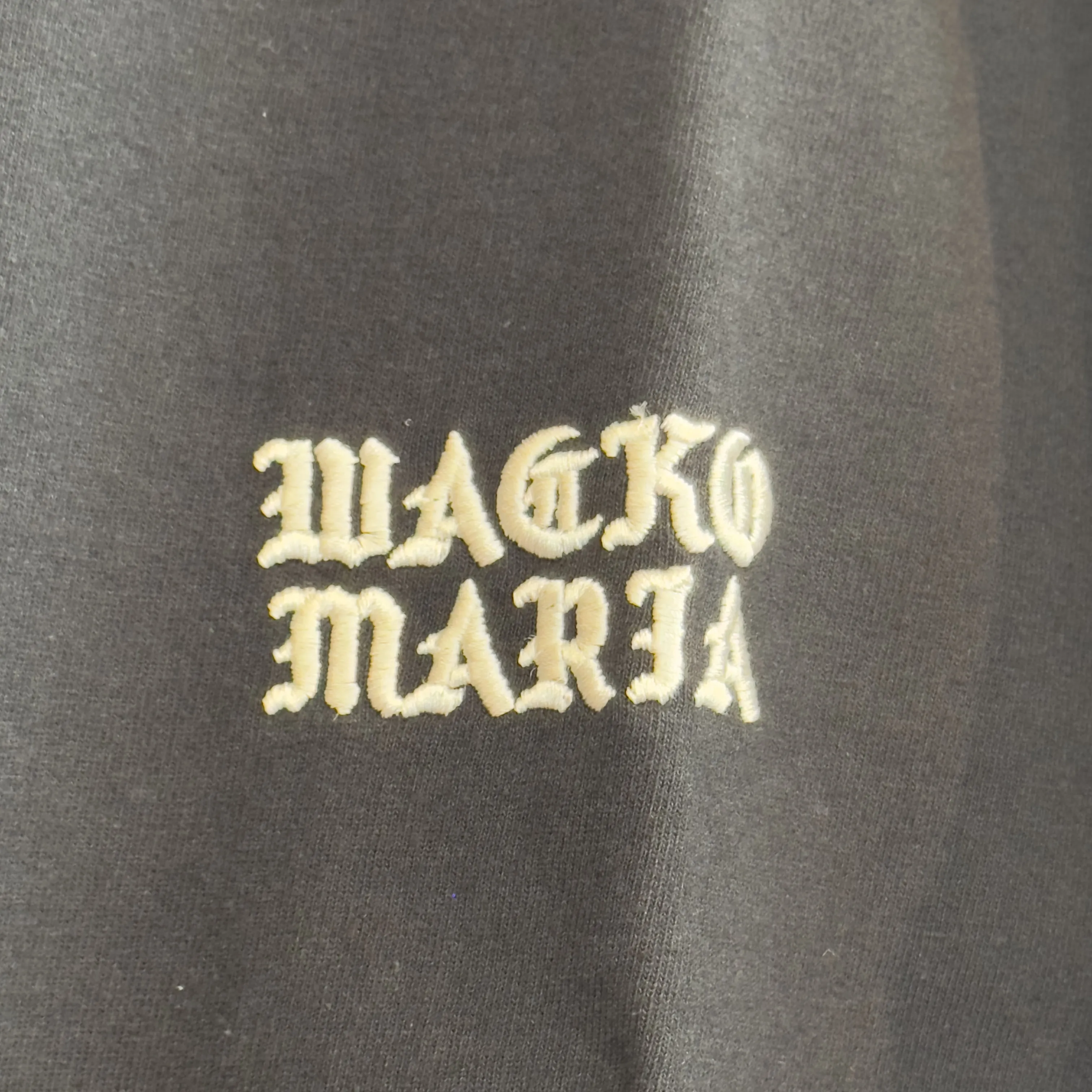 WACKO MARIA  |Crew Neck Street Style Bi-color Plain Cotton Short Sleeves