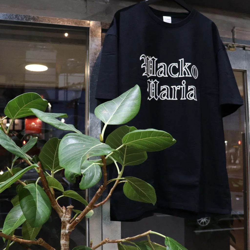 WACKO MARIA  |Crew Neck Street Style Cotton Short Sleeves Logo