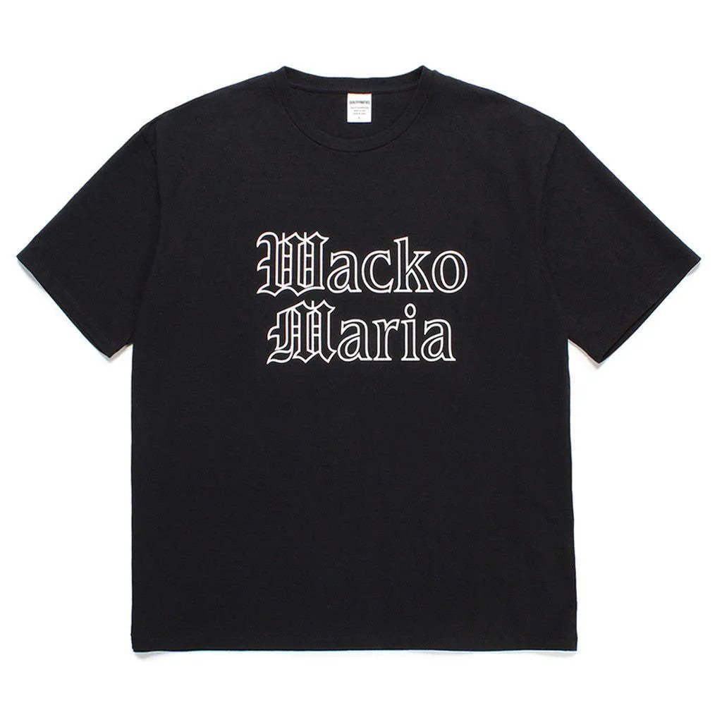 WACKO MARIA  |Crew Neck Street Style Cotton Short Sleeves Logo