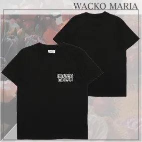 WACKO MARIA  |Crew Neck Street Style U-Neck Plain Short Sleeves Logo