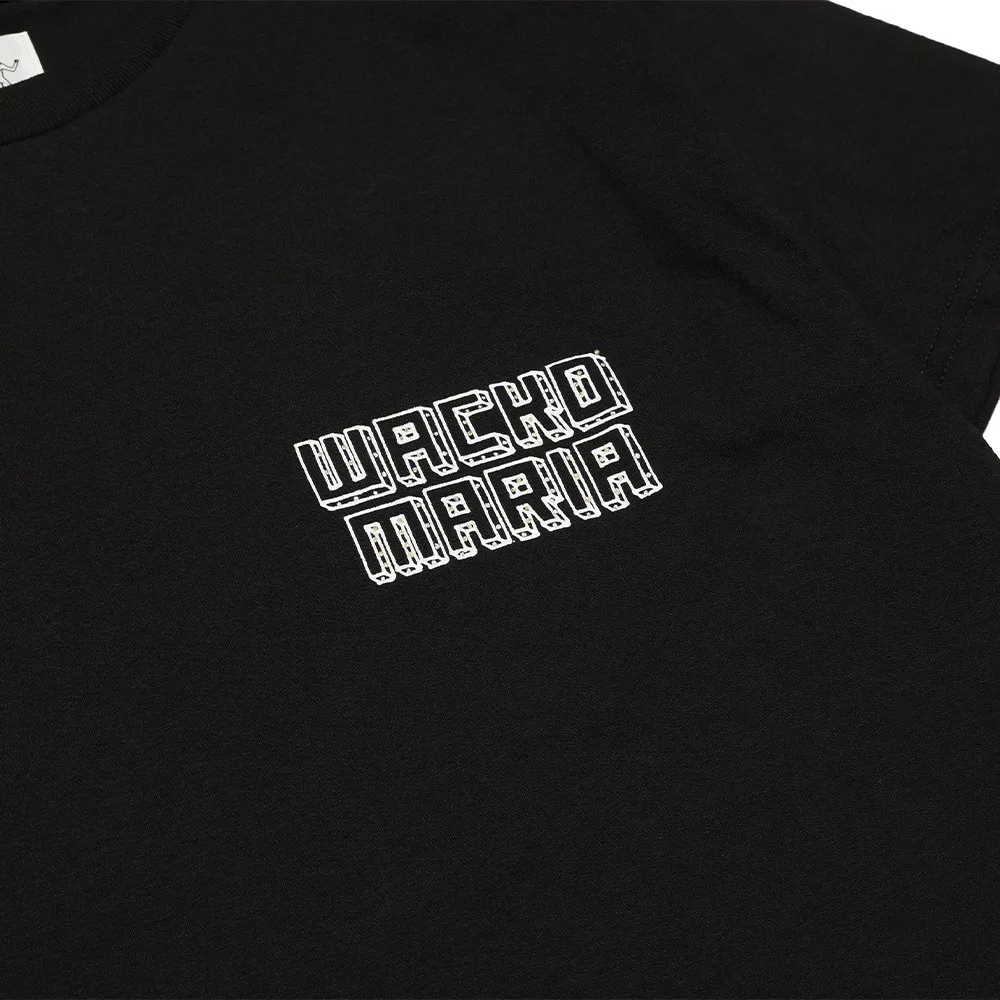 WACKO MARIA  |Crew Neck Street Style U-Neck Plain Short Sleeves Logo