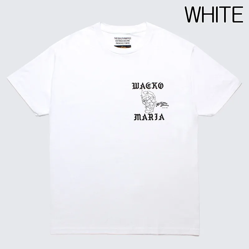 WACKO MARIA  |Crew Neck Unisex Street Style Collaboration Plain Cotton