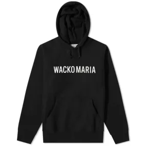 Wacko Maria Logo Popover HoodieBlack