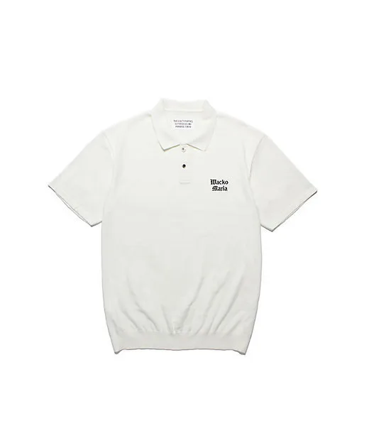 WACKO MARIA  |Plain Cotton Short Sleeves Logo Polos