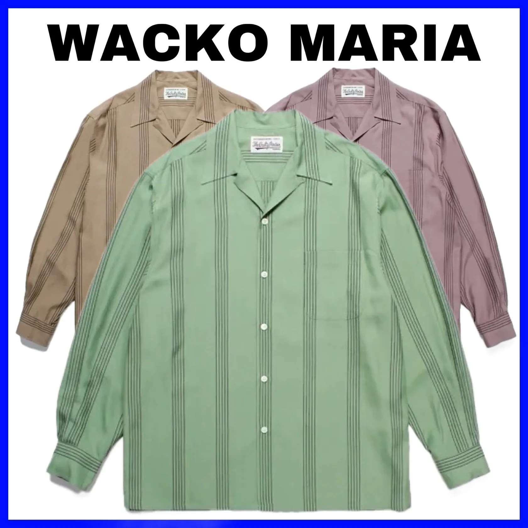 WACKO MARIA  |Stripes Shirts