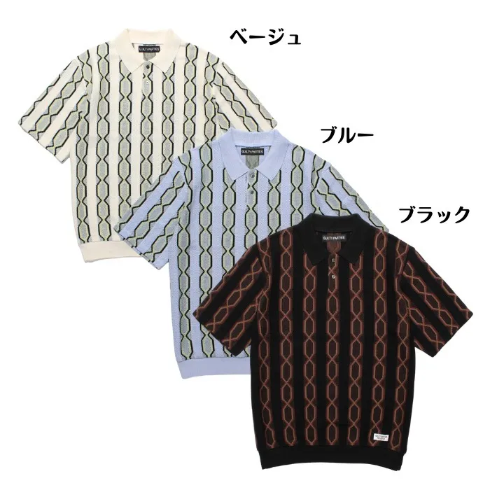 WACKO MARIA  |Stripes Street Style Bi-color Plain Cotton Short Sleeves