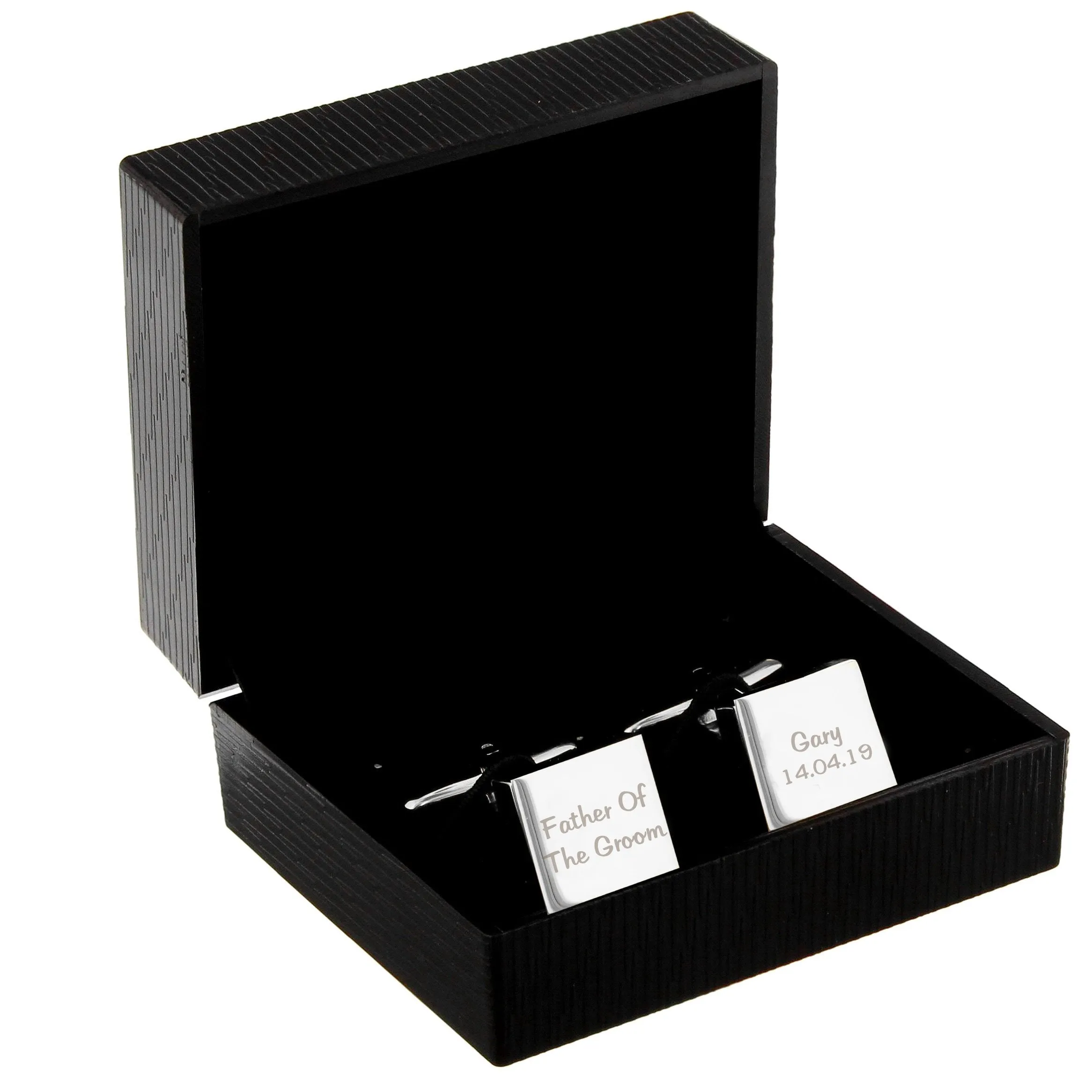 Wedding Cufflinks - Customizable Square Cufflinks for Roles