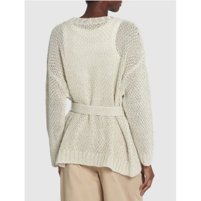 Weekend Max Mara Casual Linen Long Sleeve Plain Party Style