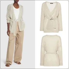 Weekend Max Mara Casual Linen Long Sleeve Plain Party Style