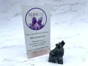 Wolf Carving in Soapstone - Quality Craftsmanship & Unique Design