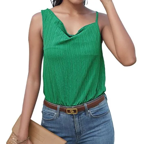 Women's Bodysuits Sleeveless Bodysuits Simple Style Solid Color