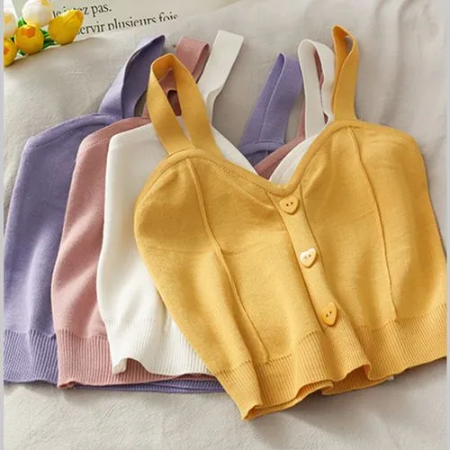 Women's Sleeveless Tank Tops Simple Style Solid Color