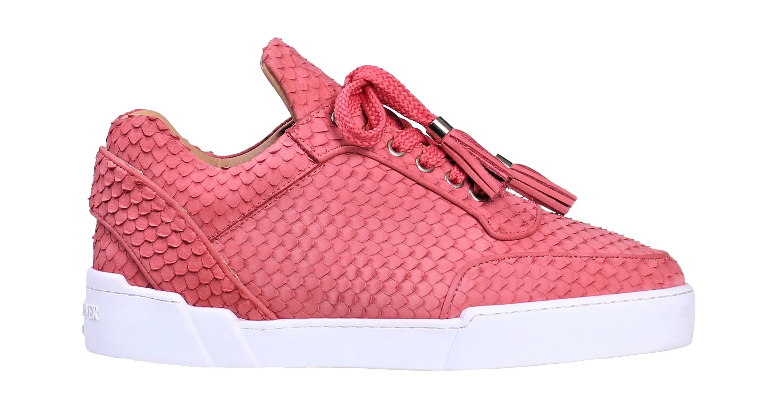 Women's Coral Snake Print Low-Top Sneakers