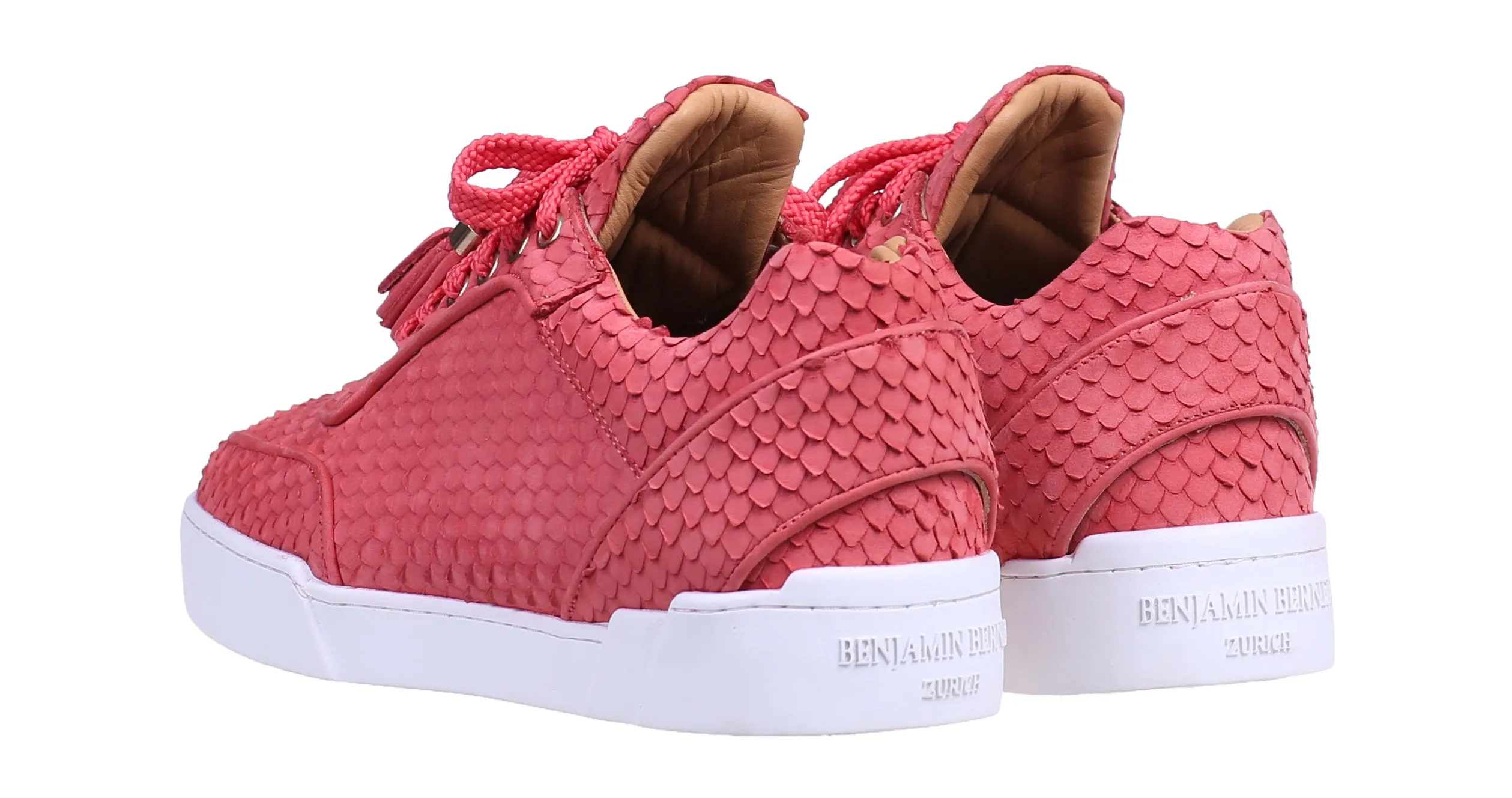 Women's Coral Snake Print Low-Top Sneakers